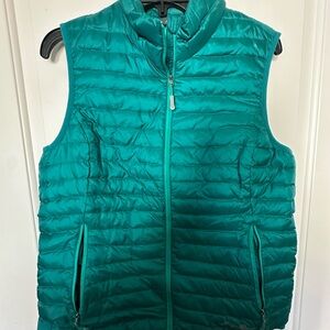 Eddie Bauer Teal Quilted Vest